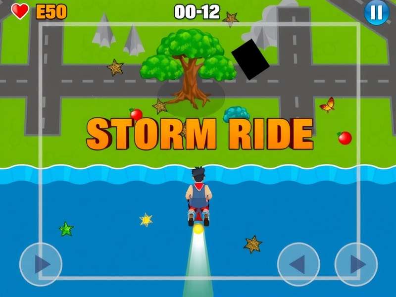Pepper Storm Ride Game Screenshot
